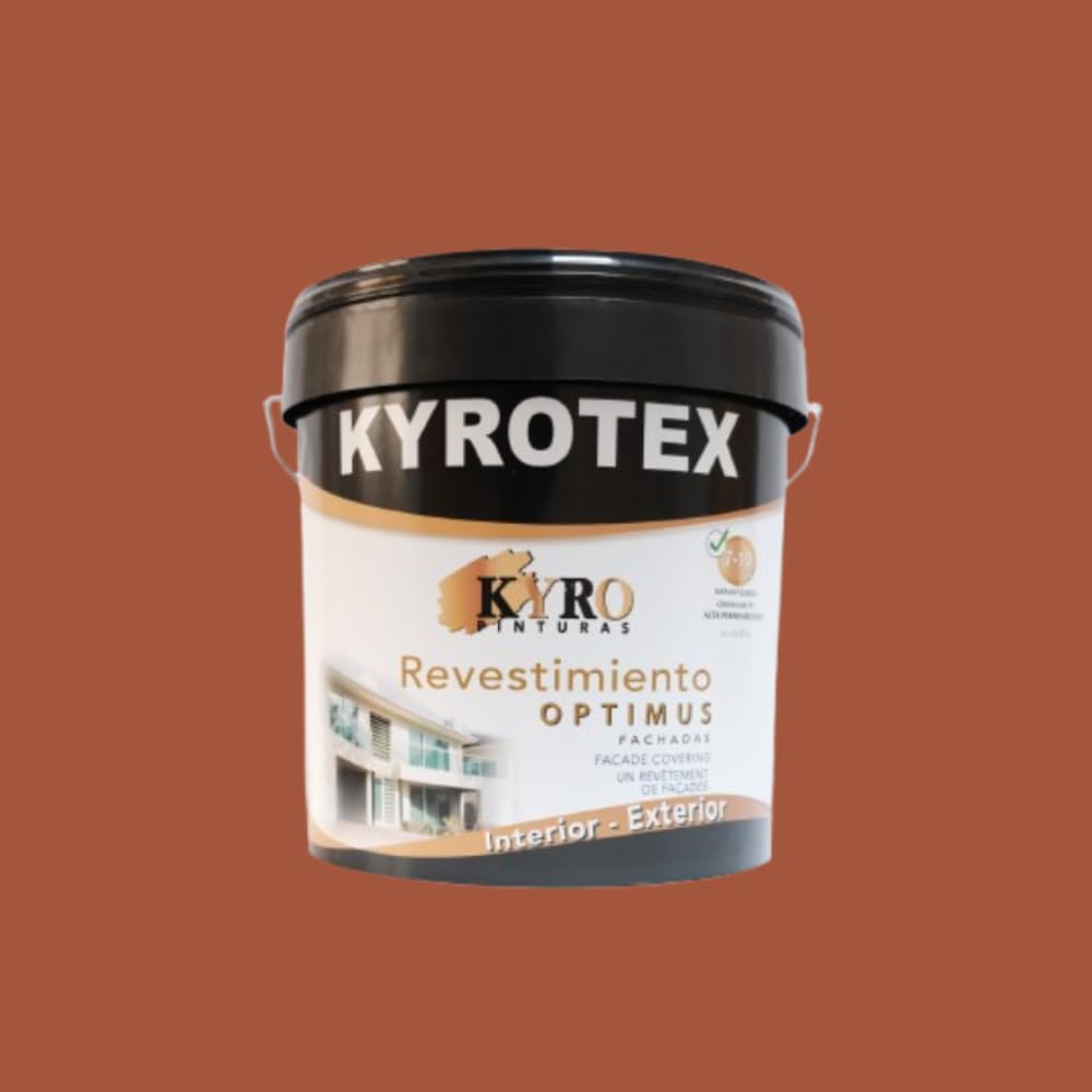 Revestimiento de fachadas KYROTEX OPTIMUS 10 AÑOS, Pintura Carta de colores - 14L (Rojo Turco L-532) — view 32