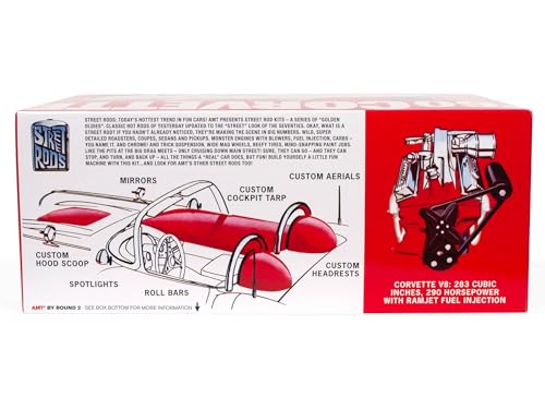 Kit Modelo 1960 Chevrolet Corvette 1:25 miniatura 2