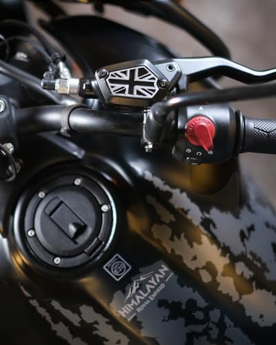 Image of Oil Cap Compatible with Royal Enfield Motorcycles - Cafe Twin x Trip Machine (Front Break Oil Cap (Himalayan 450, Guerrilla & KTM))