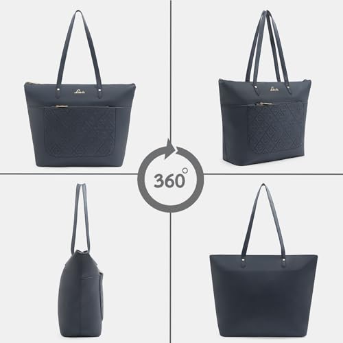 Image of Lavie Women's Hannah Deboss Tote Bag for Women | Tote Bag for Work | Ladies purse | Stylish Shoulder Bag | Gift for Women