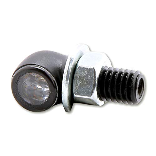 PROTON Two 3 en 1 LED Luz Intermitente Combo Homologado Negro Harley Custom Stop Posición Trasera