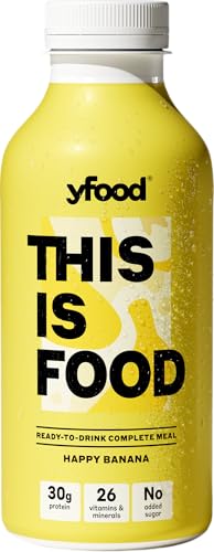 yfood - Complete Meal Replacement Drink - Pick Any 8 x 500ml - 34g protein, 26 vitamins and minerals - Choose from Classic Choco, Fresh Berry, Happy Banana, Smooth Vanilla, Salted Caramel + many more - Image 6
