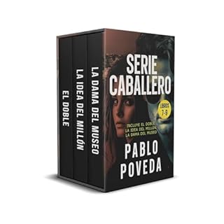 Gabriel Caballero Serie: Libros 7-9 (El Doble, La Idea del Millón, La Dama del Museo) Audiolibro Por Pablo Poveda arte