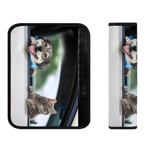 Cuscinetti per cinture di sicurezza per cuccioli di gattino, comodi cuscinetti per cinture di sicurezza, accessori per tutte le stagioni, copertura generale per auto, morbidi cuscini per la protezione