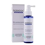 DERMDOC 5% Glycolic Acid Underarm Spray (100ml) | Multipurpose Exfoliating Toner | 3.38 Fl oz