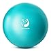 Slim Panda Gymnastikball Klein,23-25cm Pilates Ball mit Aufblasbarem Strohhalm,Soft Yoga Ball Exercise für Senioren Therapie,Hause,Fitness,Balance Training (Blauer See)