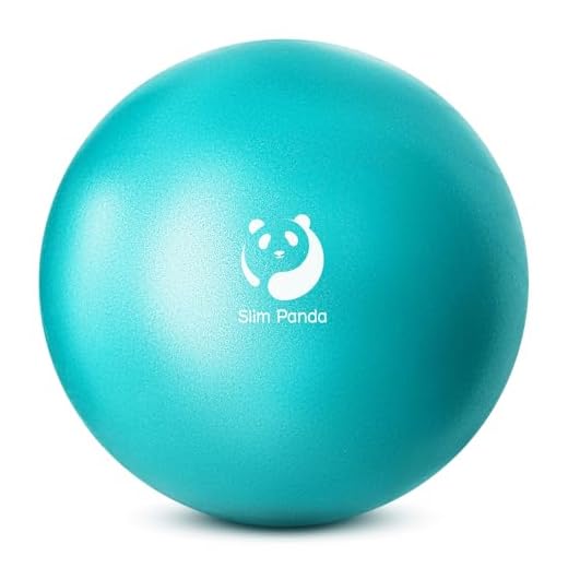 Slim Panda Pelota de Pilates 23cm, Antiexplosión Antideslizante PVC Pelota de Gimnasia, Soft Balones de Yoga para Terapia Geriátrica, Fitness, Entrenamiento del Equilibrio