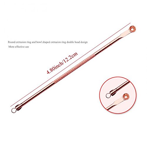 image for DW 4 Pcs Acne Blackhead Removal Set ,Stainless Steel Pimple Spot Needl