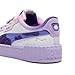 Puma Unisex-Child Carina Squishmallows Shoes, Puma White-Dark Amethyst-Vivid Violet, Little Kid 13