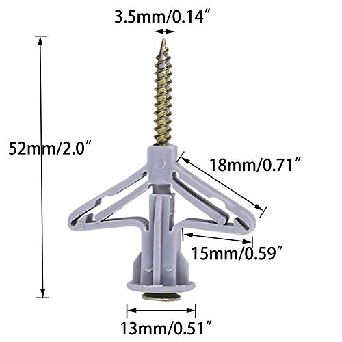 Kaileyouxiangongsi LC50-HD Hollow-Wall Anchors, Drywall Anchor Kit thumb #1