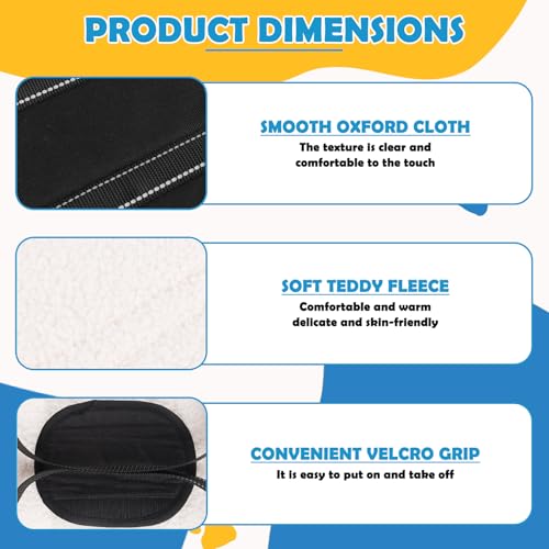 Ziyonix Weiche Hunde Tragehilfe, Mittelgroße und Große Hund Rehabilitation Tragegurt Einstellbare Tragehilfe Treppenhilfe und Unterstützungsgeschirr für Behinderte Verletzte Ältere Hunde (L)