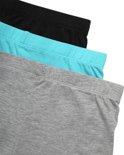 Image of Dreamstar Girls Bike Short Set - 6 Piece Graphic Tee Shirts and Athletic Performance Bike Shorts for Girls Activewear Set