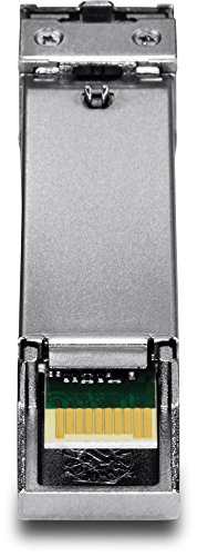 Image of TRENDnet SFP to RJ45 100Base-FX Multi-Mode LC Module, TE100-MGBFX, Compatible with Mini-GBIC, Supports 1310 nm, Up to 155 Mbps, Hot-Pluggable, Up to 2 Km (1.2 Miles), Lifetime Protection