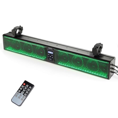 KEMIMOTO 32-inch 8-Speaker Metal Soundbar