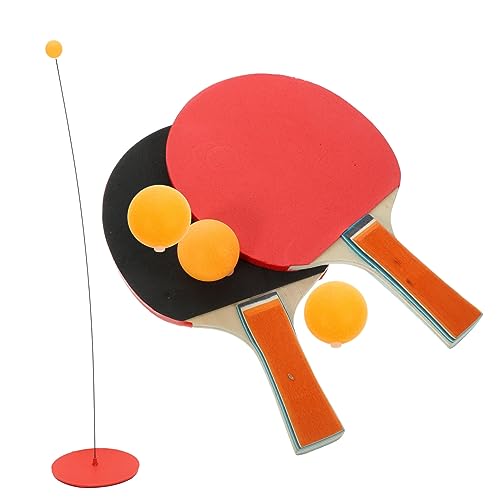 VANZACK Adopted by Sturdy Elastic Shaft Material Pong Train Device Sports Training Racket Elastic Training Racket Random Color