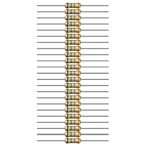 Image of 15k Ohm Resistor 1 /4W 5% Tolerance, Pack of 100 (15k Ohm)