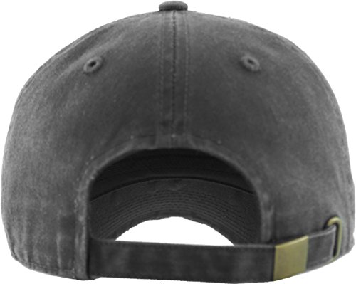 Image of KBETHOS Vintage Washed Distressed Cotton Dad Hat Baseball Cap Adjustable Polo Trucker Unisex Style Headwear