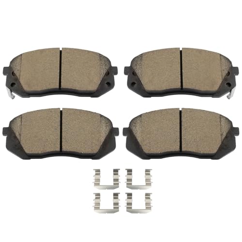 Image of CCIYU D1295,D1296 Front&Rear Ceramic Disc Brake Pads Fit For Kia For Rondo 2007-2009,8PCS