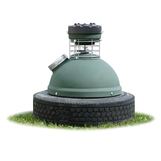 Capsule Feeders CAP-250 250 LB Hunting Game Feeder, Green