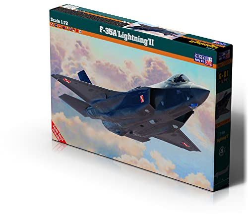 MisterCraft 1:72 F-35A Lightning II, Molded Colour, 30.48 cm x 20.32 cm x 7.62 cm