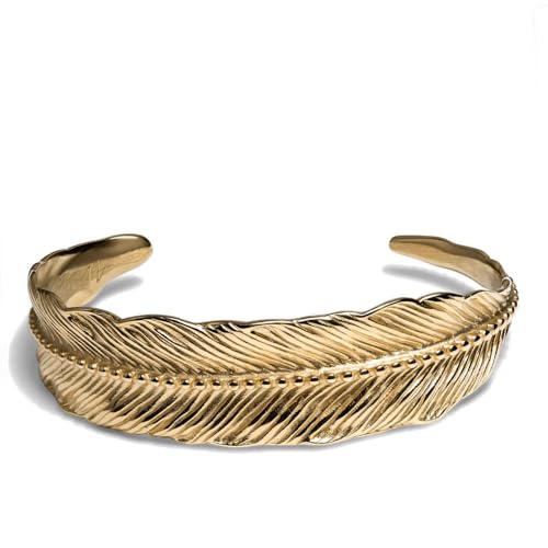 A&V Steel Gold Feather 7 inch