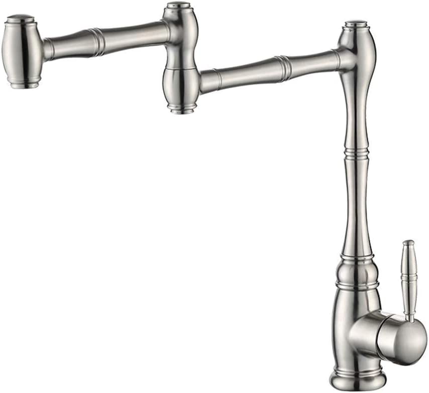 Mitigeur en acier inoxydable 304 rotatif, robinet de cuisine pliant haut de gamme