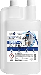 Caffenu | Milk System for Coffee Machine Cleaner 1000ml Alkaline Milk System Cleaner | Add to Your Barista Accessories | Up to 32 Cleans | These Espresso Machine Accessories Complete Barista Kit