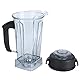 Petyoung Klare Mixer Behälterteile Obstmischer Cup Mixer Zubehör Cup Blade Deckel Fit für Vitamix