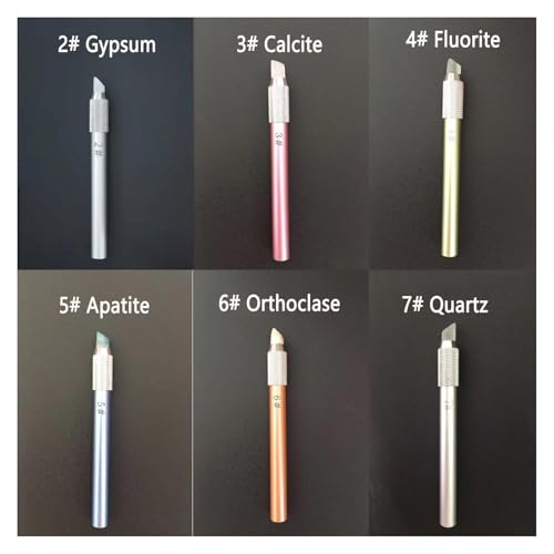 Kit de test de dureté Mohs stylos testeurs anti-contrefaçon pour pierres précieuses et jade - 5