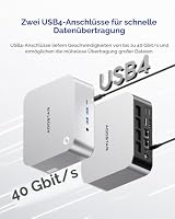 AOOSTAR MACO-L Mini PC, Ryzen AI 9 HX 470(12C/24T, bis zu 5,2GHz, 86Tops) 32GB LPDDR5 RAM 1TB M.2 SSD, Mini Desktop Computer W11 Pro Radeon 890M/OCuLink/2xUSB4/2x2,5G LAN/4K Quad-Display/WiFi7/BT5.4 – Ansicht 7
