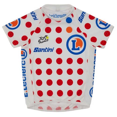 Image of Santini Tour De France Overall Leader 2022 Jr Short Sleeve Jersey One Size
