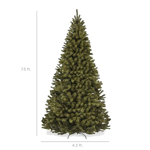 image for Best Choice Products Artificial Christmas Tree, 7.5ft Premium Unlit Re