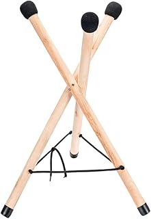 VICASKY Handpan Stand Steel Drum Hand Pan Bongo Stick Display Holder Sticks Rack Car Mounted Lightweight Djembe Floor Tongue Wood Bracket Vaguelly Portable Tripod Show Racks For Drums Instruments