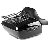 Volumen de suministro: Baul topcase con parrilla para equipaje, 2 llaves. Craftride baúl topcase King universal con parrilla de equipaje. Importante: Sin kit de montaje y portaequipajes para montar en la motocicleta