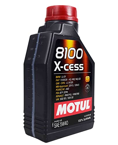 Motul 8100 5W40 X-Cess 1L Pack de 6 miniatura 2