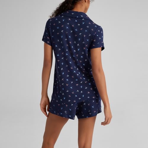 Image of Tommy John Women's Short Sleeve Top and Short Pajama Set