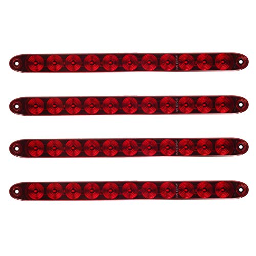 Partsam 4pcs Red 15