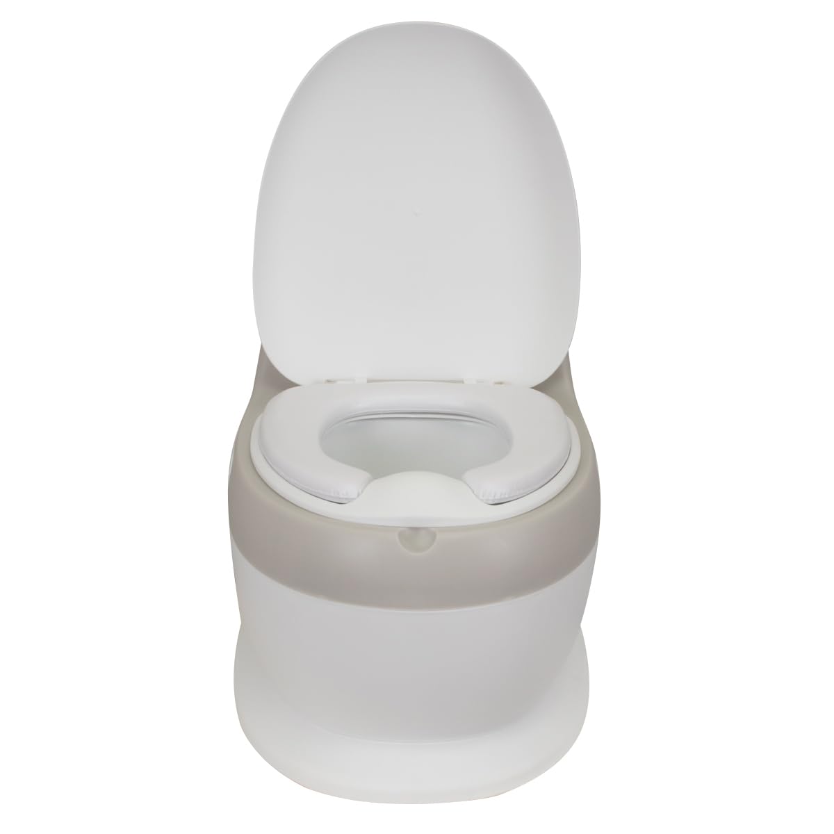 TORAL Orinal Bebe Musical Acolchado. Inodoro portatil handy potty. Ayuda al aprendizaje de bebés y niños. Perfecto como orinal bebe 2 años o baño portatil. Orinal portatil con sonido incluido. +18m