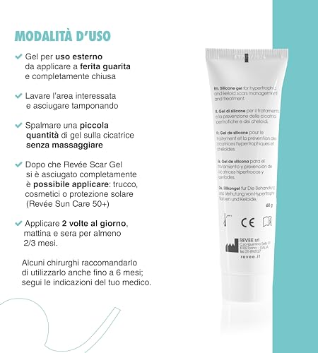 REVÉE Scar Gel 60 gr Crema Cicatrici Chirurgiche