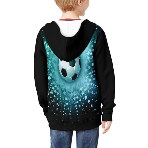 Image of Coloranimal Unisex Girls Boys Long Sleeve Casual Hoodies & Sweatshirts Tops Kids Zip Up Jacket Coat Age 6-16 Year
