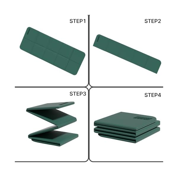 Foldable Yoga Mat 75"x31"x0.24" Portable Exercise Mat - Image 4