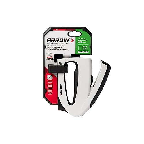 Arrow TT21 TruTac Forward Action Staple Gun, Manual Push Stapler for Upholstery, Crafts, Decorating, and Repairs, Fits JT21 Thin Wire Staples thumbnail 8