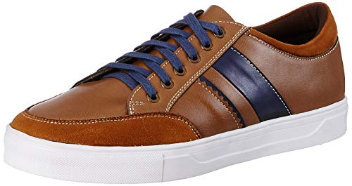 Image of KLEPE Men's White and Blue Sneakers
