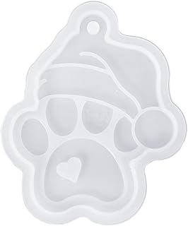 Christmas Silicone Mould Set for Candle Making Holiday Decorations with Reindeers Snowman Designs