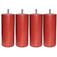 Margot 3700527820538 - Set di 4 Piedini per Rete, Colore: Nero