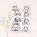 DED 20Pcs Baby Hair Bows Ties, Soft Elastic No Damage Ponytail Holders Hair Accessories for Girls Kids Infant