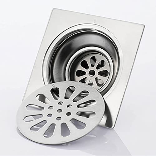 Siphon de sol carré de douche indispensable pour des sanitaires propres