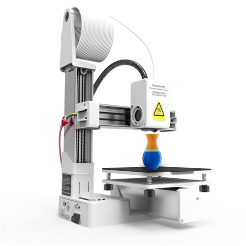 Impresora 3D básica, máquina de impresión 3D de multiplexación por división de frecuencia de Alta precisión, tamaño de impresión de 10 x 10 x 10 cm, para Juguetes y maquetas(White) Impresora 3D básica, máquina de impresión 3D de multiplexación por división de frecuencia de Alta precisión, tamaño de impresión de 10 x 10 x 10 cm, para Juguetes y maquetas(White)