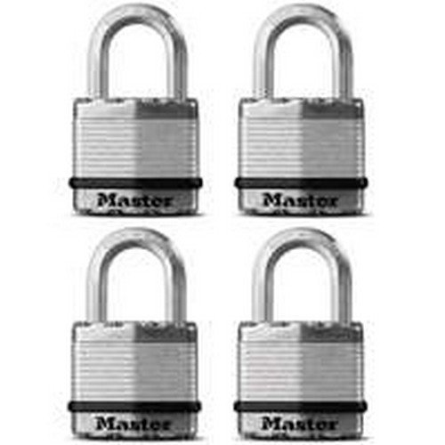 NIB 6/PACK MASTER LOCK MAGNUM M1XQ 1-3/4IN PADLOCK BALL BEARING AUTH DEALER