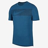 Ropa deportiva Nike NIKE M Nk BRT Top SS Hpr Dry GFX Camiseta, Hombre, Green Abyss/htr/Obsidian, S
